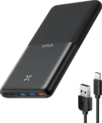 Produktbild von VRURC Power Bank Powerbank 30.000 mAh, Schnellladung 22,5 W USB-C