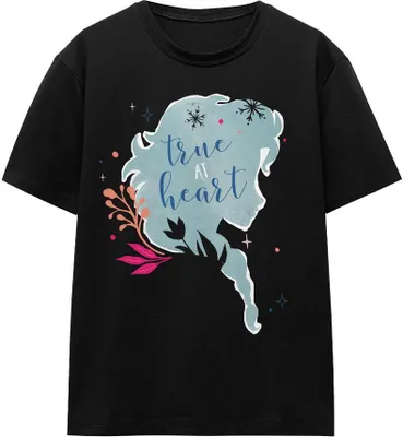 Produktbild von Frozen - "True At Heart" T-Shirt für Herren/Damen Uni TV17238 (XL) (Schwarz)