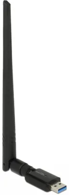 Obrázek produktu pro DeLOCK 12535, Bezdrátový, USB, RF bezdrátový, Wi-Fi 5 (802.11ac), Černá