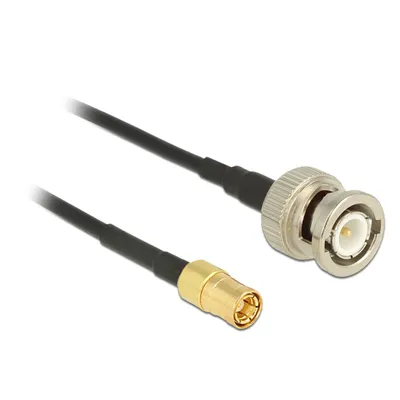 Produktbild von Delock - Antennenkabel - BNC männlich zu SMB männlich - 2 m - Koax - Schwarz