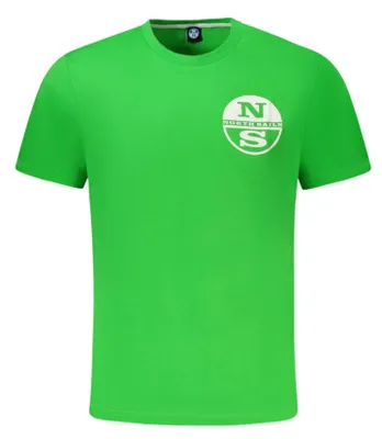 Produktbild von Grünes Herren T-Shirt mit Druck und Rundhalsausschnitt, Kurzarm