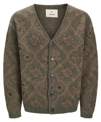 Zdjęcie produktu dla Jack & Jones Lumagne Styd Cardigan Brązowy L Mężczyźni Brązowy L