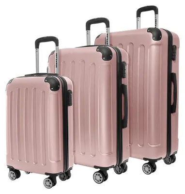 Immagine prodotto di Set da valigia composto da 3 pezzi - Bagaglio da viaggio leggero