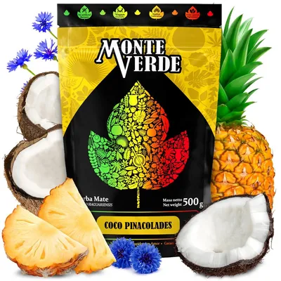 Produktbild von Yerba Mate Tee Monte Verde Coco Pina Colades 500 g