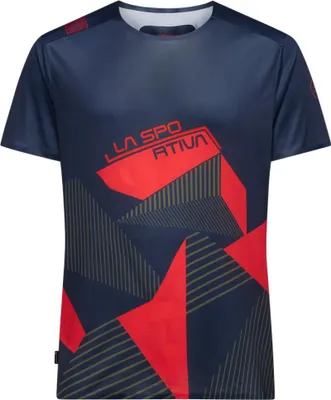 Immagine prodotto di Maglietta Comp M, Night Sky/Mountain Red, L, ZACT184B46R24L, Maglietta da arrampicata da uomo - La Sportiva