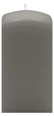 Produktbild von Quader Kerzen Grau 20 x Ø 7/7 cm, 4 Stück