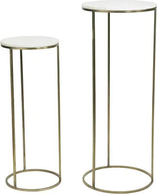 Productafbeelding van Light & Living - Zuil RICARDO - Ø41x102cm - Wit - Set van 2