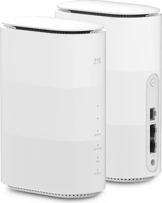 Produktbild von ZTE Poland ZTE G5B - Gigabit Ethernet dual-band (2.4 GHz / 5 GHz) Wi-Fi 6 wireless router in white