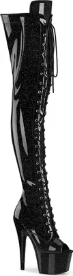 Produktbild von ADORE-3021GP Damen Boots von Pleaser, Schwarz  , EU 43, US 13