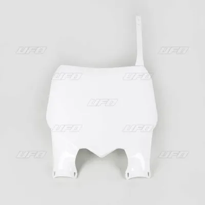 Imagen del producto de Placa de matrícula para Honda CRF 250R/RX, modelos del 2010 al 2013, color blanco