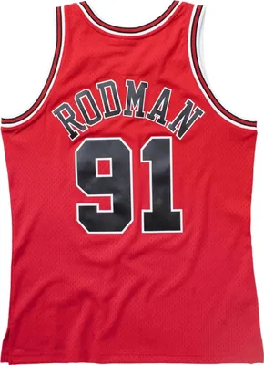Produktbild von Mitchell & Ness HWC Swingman Jersey Chicago Bulls Road 1997-98 Dennis Rodman red XL