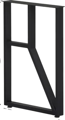 Zdjęcie produktu dla Nogi stołu, trwała konstrukcja metalowa, nowoczesny design, 2 sztuki