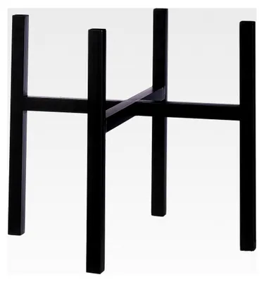 Produktbild von Pflanzenständer XL - L45,5 x B45,5 x H40 cm - Metall - Schwarz