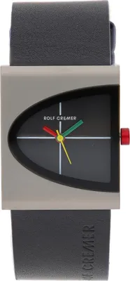 Produktbild von Rolf Cremer Uhr Arch 505302 Lederband, Titan, schwarz, grau