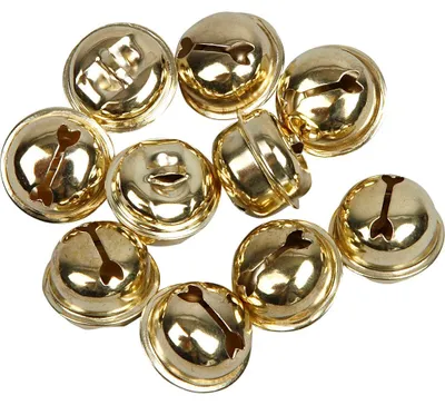 Produktbild von Schellen, D 13+15+17 mm, Gold, 12 sort./ 1 Pck [HOB-500120]