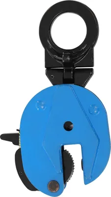Obrázek produktu pro Svěrka na plechy – svěrka na ocelové plechy – nosnost 2 t – upínací rozsah 0–25 mm – provedení pro těžké zatížení – modrá