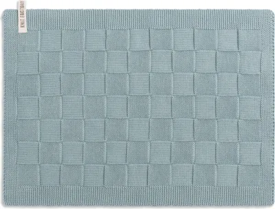 Produktbild von Knit Factory Tischset Uni - Stone Green - 50x30 cm