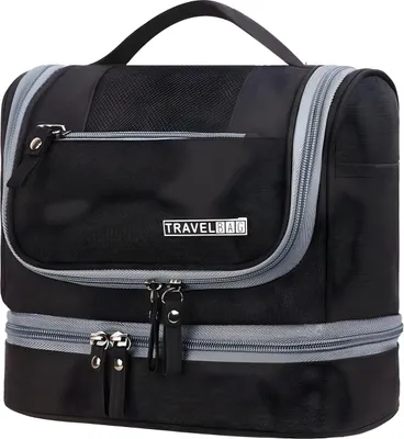 Produktbild von Reise-Kosmetiktasche mit Haken KS-39248 - Schwarz KP39248