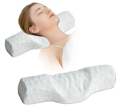 Imagen del producto de Almohada de espuma viscoelástica para el cuello, ideal para aliviar el dolor de cuello