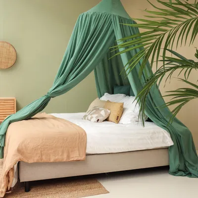 Produktbild von r Runder Bettvorhang für Doppelbett und Kingsize-Bett