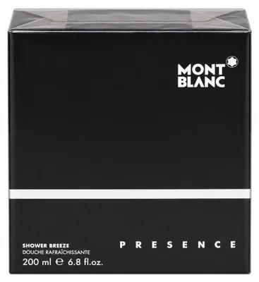 Obrázek produktu pro Montblanc PRESENCE Koupelový a sprchový gel Breeze 200ml, Obrázek vytvořený pomocí AI