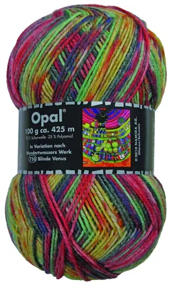 Sockenwolle 100g, 425m, Nadel 2,00-2,50 mm, Farbe Blinde Venus