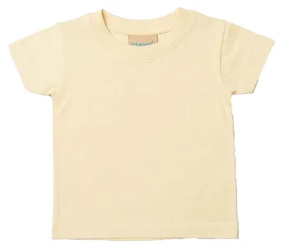Productafbeelding van Larkwood - T-shirt met ronde hals voor baby, model LT5937 (80) (lichtgeel)