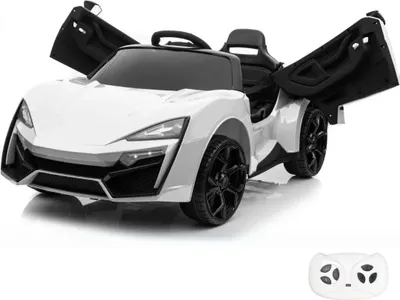 Produktbild von Kinder Elektroauto Spider - 12V Akku - 1 bis 6 Jahre - mit Fernbedienung - Weiß