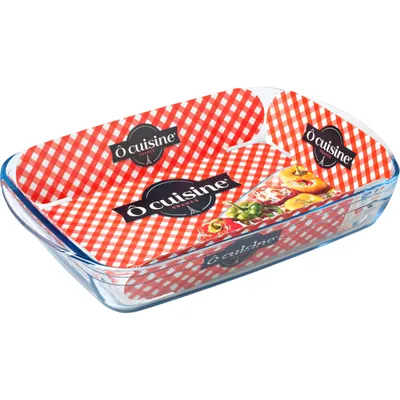 Obrázok produktu pre O.cuisine Kastról Neutrálny 39 x 24 x 6 cm 3,6 l - Transparentný 1 ks.