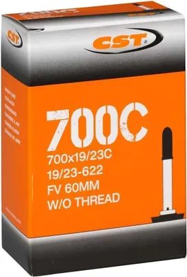Obrázek produktu pro Cst Presta 60 Mm cyklistická vnitřní trubka černá 700C / 18-25 černá 700C