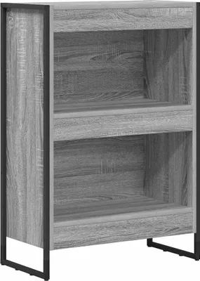Image de Étagère vidaXL Sonoma grise 60 x 30 x 86,5 cm en aggloméré