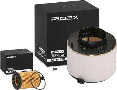 Produktbild von RIDEX Filterset Inspektionspaket Filtersatz für AUDI A4 Avant (8K5, B8) Q5 (8RB) A5 Sportback (8TA) A4 Limousine (8K2, B8) A5 Coupe (8T3)