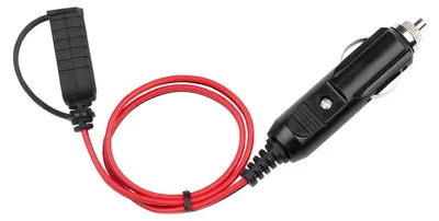 Zdjęcie produktu dla 4Load E-003 Zapasowy kabel z wtyczką do gniazda zapalniczki do ładowarek Charge Box 0.8, 3.6 i 7.0 | do ładowania wszystkich rodzajów akumulatorów ołowiowych | do użytku w samochodzie, na motocyklu lub w kamperze