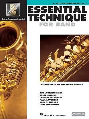 Produktbild von Essential Technique for Band with Eei - Intermediate to Advanced Studies: Eb Alto Saxophone (Book/Online Audio)