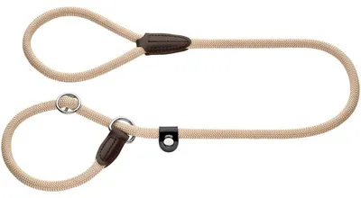 Produktbild von HUNTER Retriever-Hundeleine FREESTYLE, Farbe: beige, integrierte Halsung, stufen