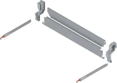 Produktbild von BLUM Stahlrückwand Müllauszug hängend KB 900 mm Grau
