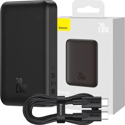 Obrázok produktu pre Baseus Magnetic Mini, 10000 mAh, Bezdrôtové nabíjanie, 20 W, Čierna