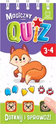 Zdjęcie produktu dla Magiczny quiz z liskiem Dotknij i sprawd3-4 37316