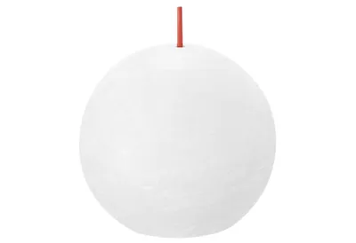 Immagine prodotto di BOLSIUS Kugelkerze Rustiko Shine ø8cm wolkiges Weiß