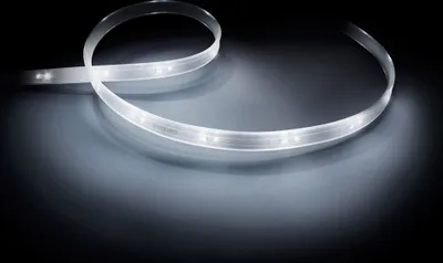 Produktbild von Philips Hue LightStrip+ Erweiterung für Basis Set, 1m, dimmbar, bis zu 16 Millionen Farben, steuerbar via App, kompatibel mit