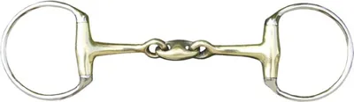 Produktbild von Doppelt gebr.Olivenkopfgebiss 18 mm aus Argentan, Groesse:65/135 weite