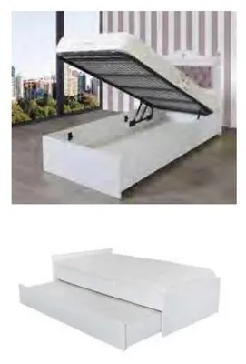 Produktbild von Jugendzimmer Bett Nachttisch Kleiderschrank Schreibtisch Schlafzimmer 4tlg Set