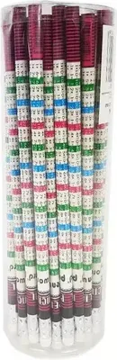Immagine prodotto di Matita con gomma e tabella delle moltiplicazioni (50 pezzi)