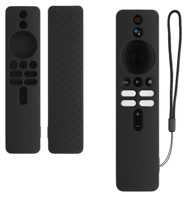 Produktbild von kwmobile Cover für Xiaomi TV Box S (2nd Gen) Hülle - Passgenaues Remote Cover, Fernbedienung Hülle aus Silikon, TV Zubehör in Schwarz