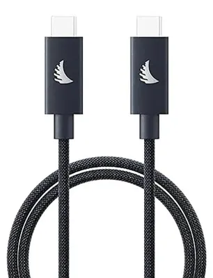 Produktbild von Angelbird USB-C 4.0 Solid Flex Cable Blue Gray 1 ft UC4SFBG32 - Kabel - Digital/Daten