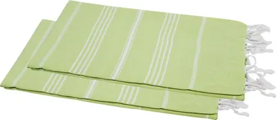 Produktbild von Hamamtuch Set 100x180 cm | 2 Stück | Sultan Style kiwigrün