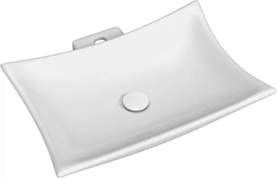 Produktbild von Design Waschschale Waschbecken Aufsatzwaschbecken 68 Material: Keramik mit NANO Form: rechteckig