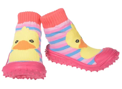 Produktbild von Baby Hausschuhe Ente Rosa 19