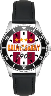 Produktbild von KIESENBERG Herrenuhr Armbanduhr Galatasaray Geschenk Fan Artikel Zubehör Fanartikel Analog Quartz Uhr L-6285