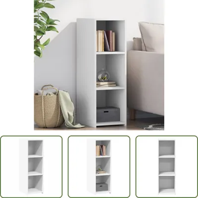 Productafbeelding van De Living Store dressoir, wit, 30x41x93 cm, van houtvezel